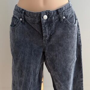 Women's corduroy Charcoal Flare Jeans size 26, brand new no tags.